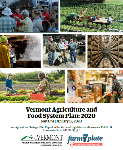 Agency Of Agriculture And Partners Release A Vermont Agriculture Economic Plan Agency Of